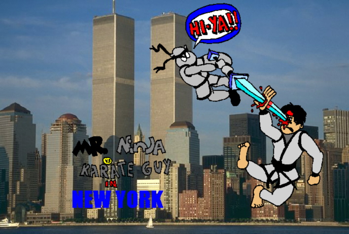 Mr. Ninja vs. Mr. Karate Guy in New York